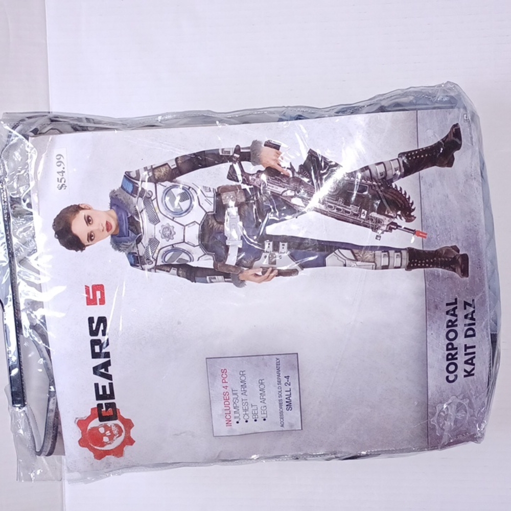 GEARS OR WAR 5 ADULT COSTUME SMALL 2-4